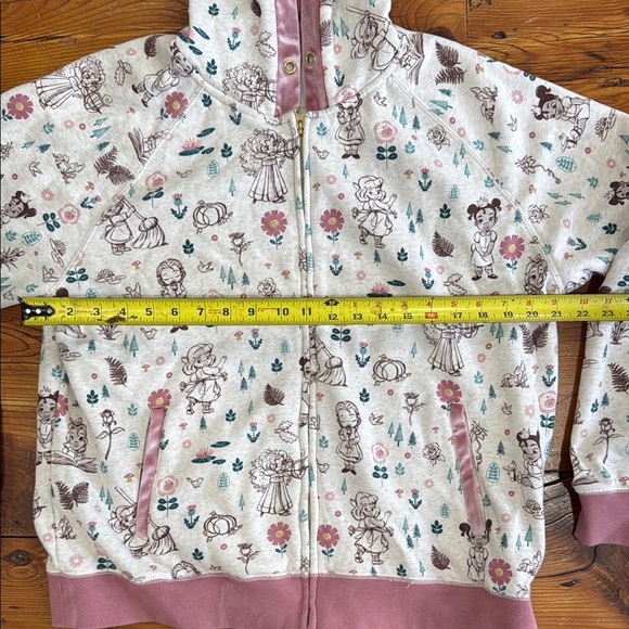 Disney Womens Pink Jacket Hooded Zipped Princess Size XL - Picture 5 of 11